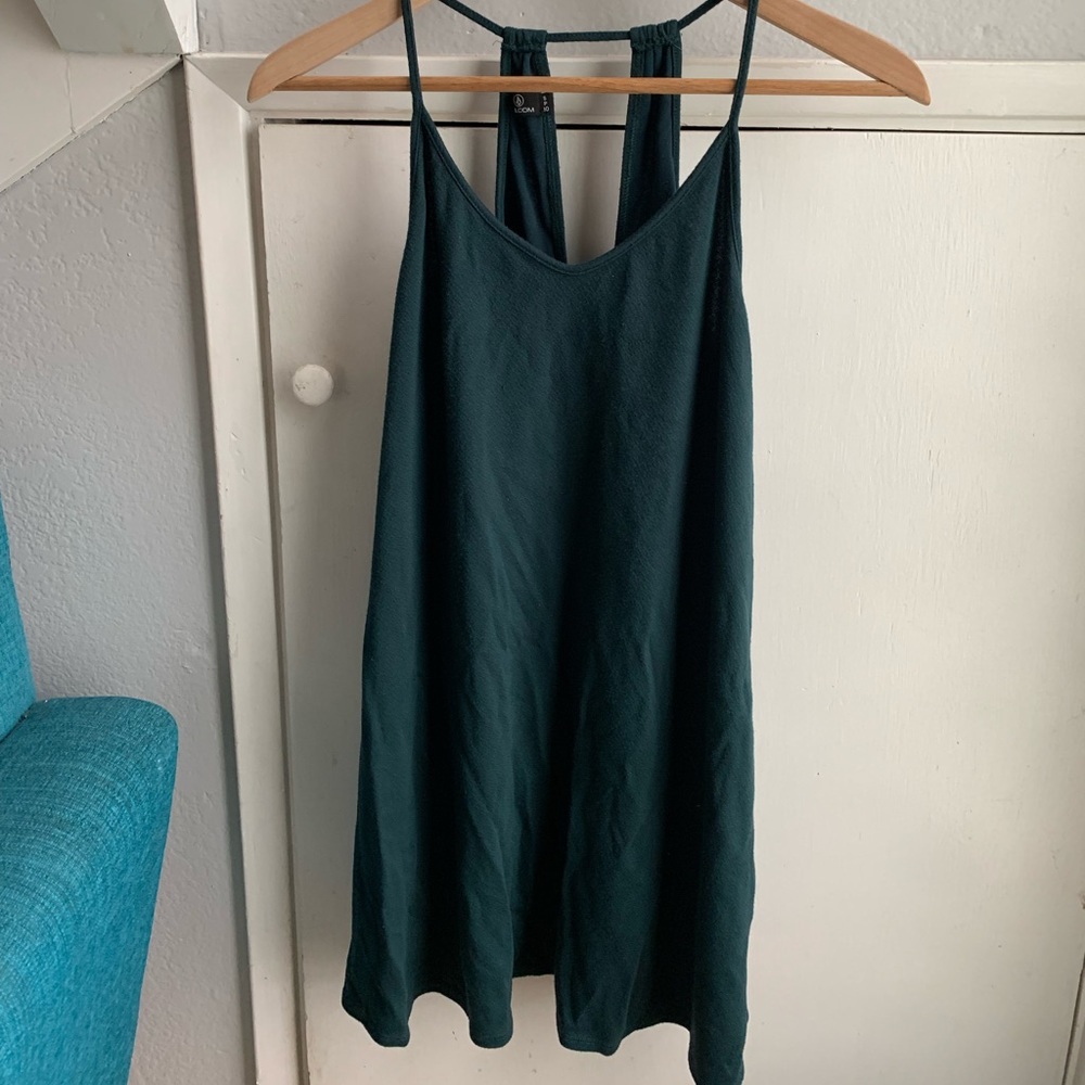 Short Green Dtess/ Cover Up